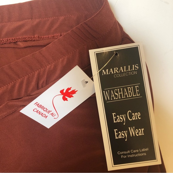 MARALLIS Brown Pants, Wide Leg NWT - Picture 5 of 7